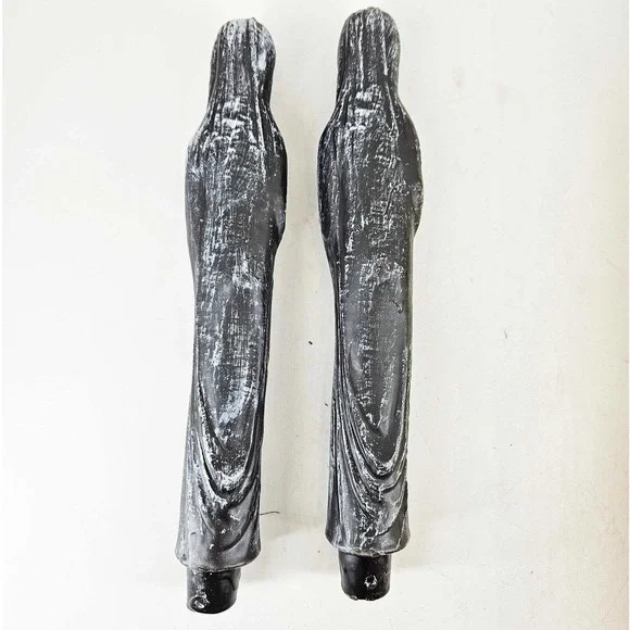 Vintage pair of Reaper Halloween Horror Candle Set Robert Alan 10" - Picture 2 of 4